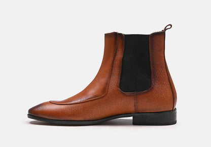 Comfortable Designer Leather Chelsea Boots