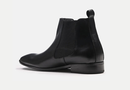 Attractive Chelsea Leather Boots | Black