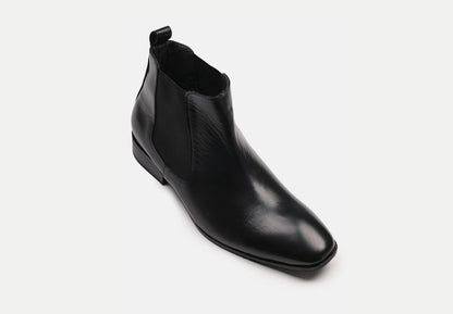 Attractive Chelsea Leather Boots | Black