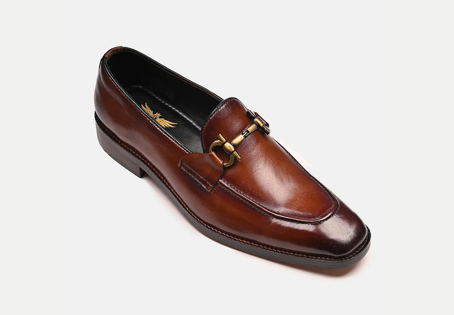 Attractive Horsebit Leather Loafers | Tan