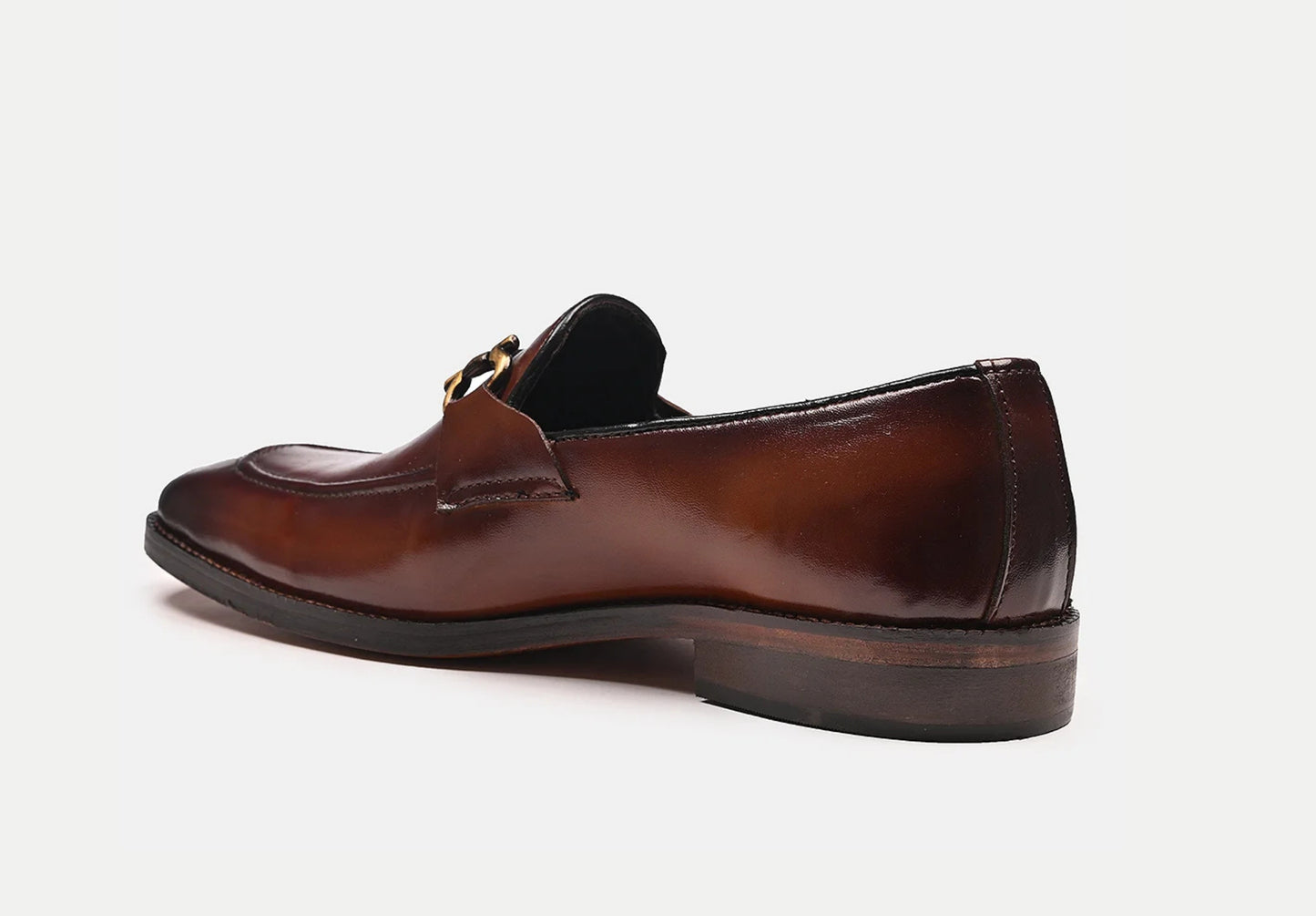 Attractive Horsebit Leather Loafers | Tan