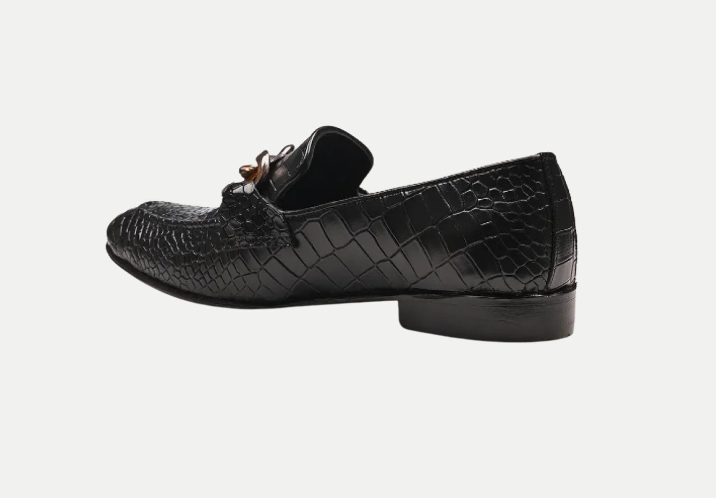 Attractive Croco Designer Leather Loafers