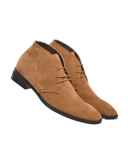 Weekender Chic Suede Chukkas – Tan