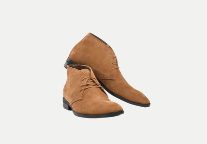 Weekender Chic Suede Chukkas – Tan