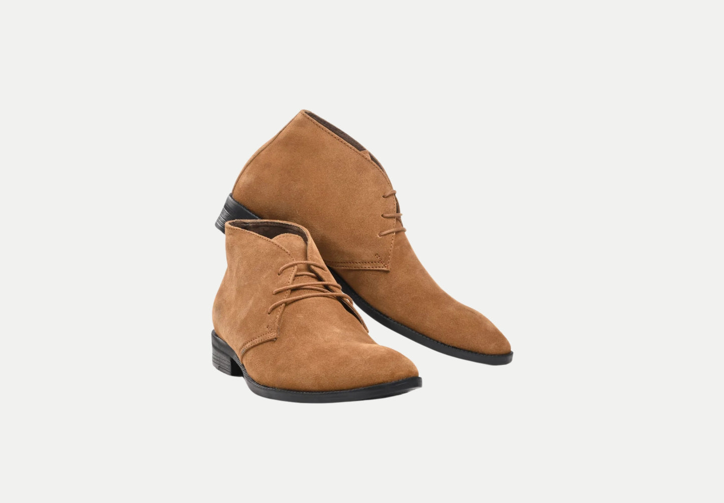 Weekender Chic Suede Chukkas – Tan