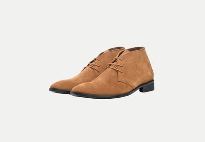 Weekender Chic Suede Chukkas – Tan