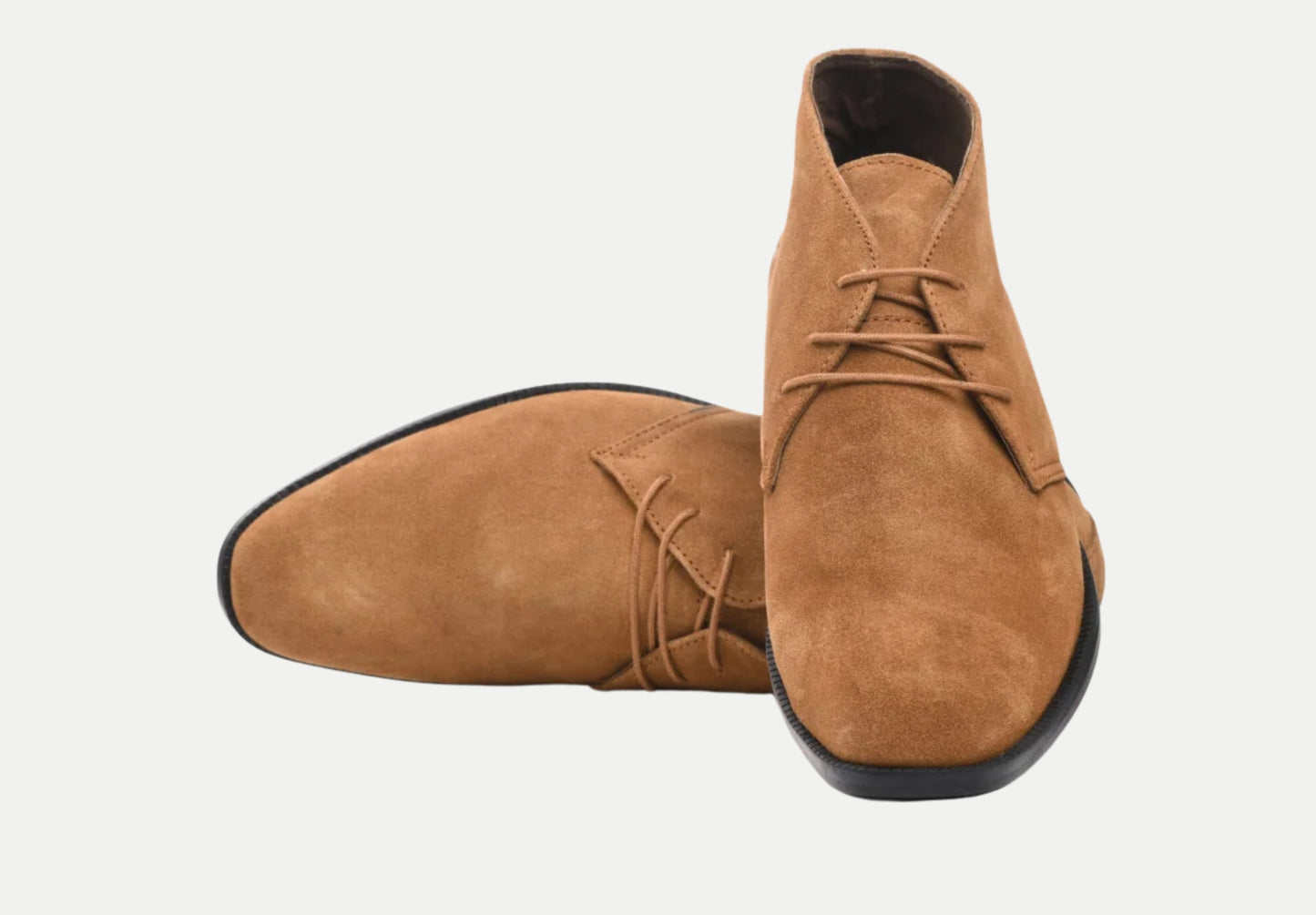 Weekender Chic Suede Chukkas – Tan