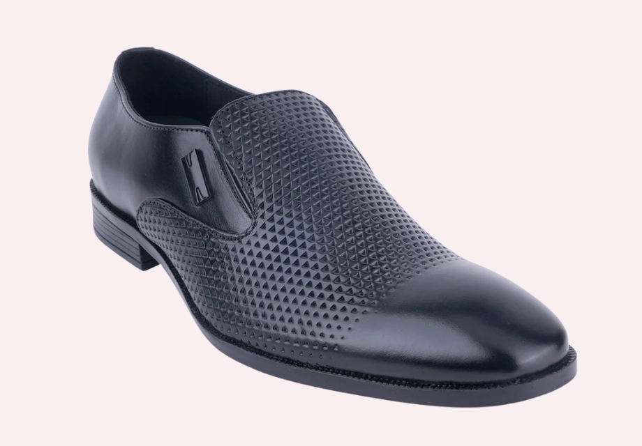 Stylish Genuine Leather Solid Loafer for Men | Black