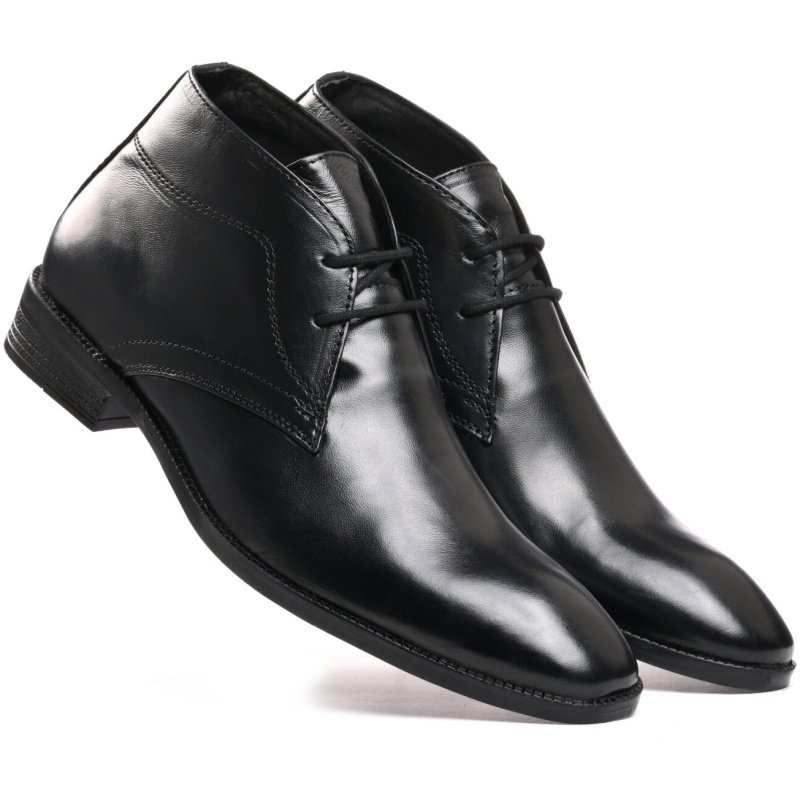 7004 Chukka Genuine Leather Boots by Italian Eleganza