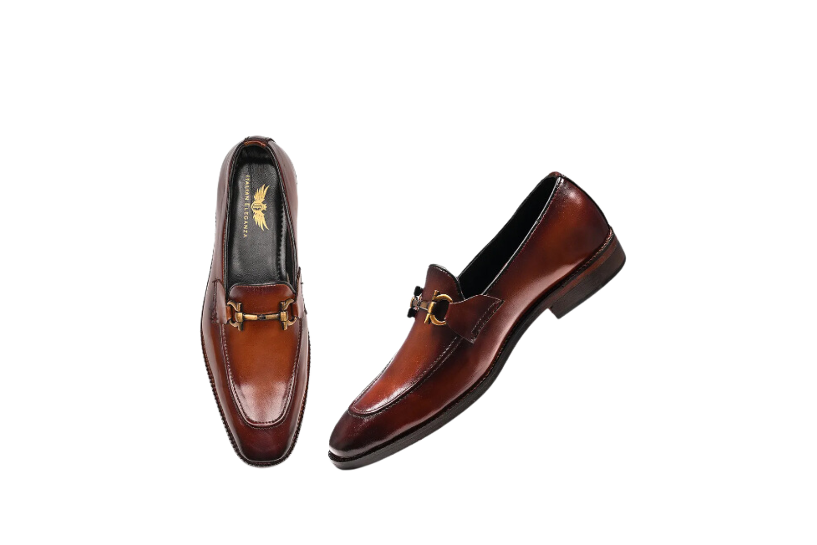 Attractive Horsebit Leather Loafers | Tan