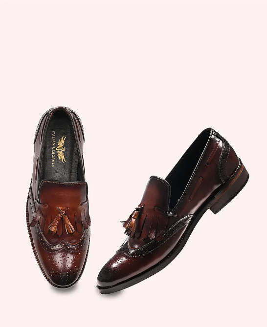 Attractive Horsebit Leather Loafers | Tan