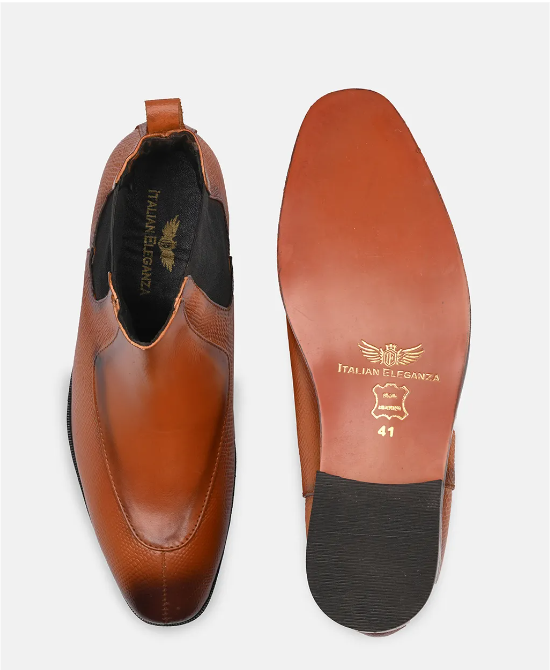 Attractive Horsebit Leather Loafers | Tan