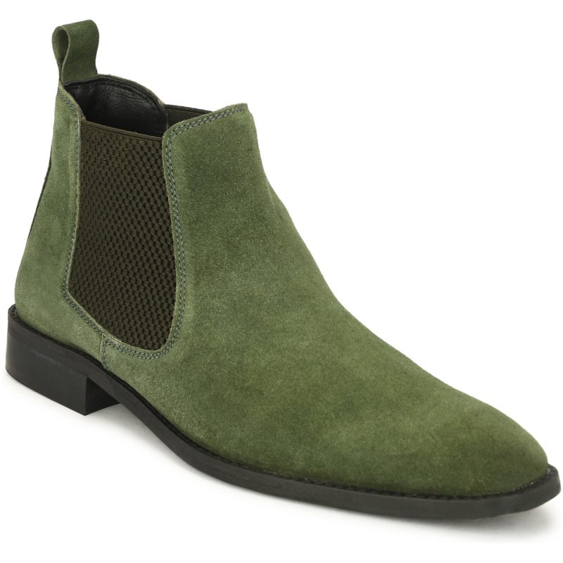 Genuine Suede Leather Chelsea Boots - Image 4