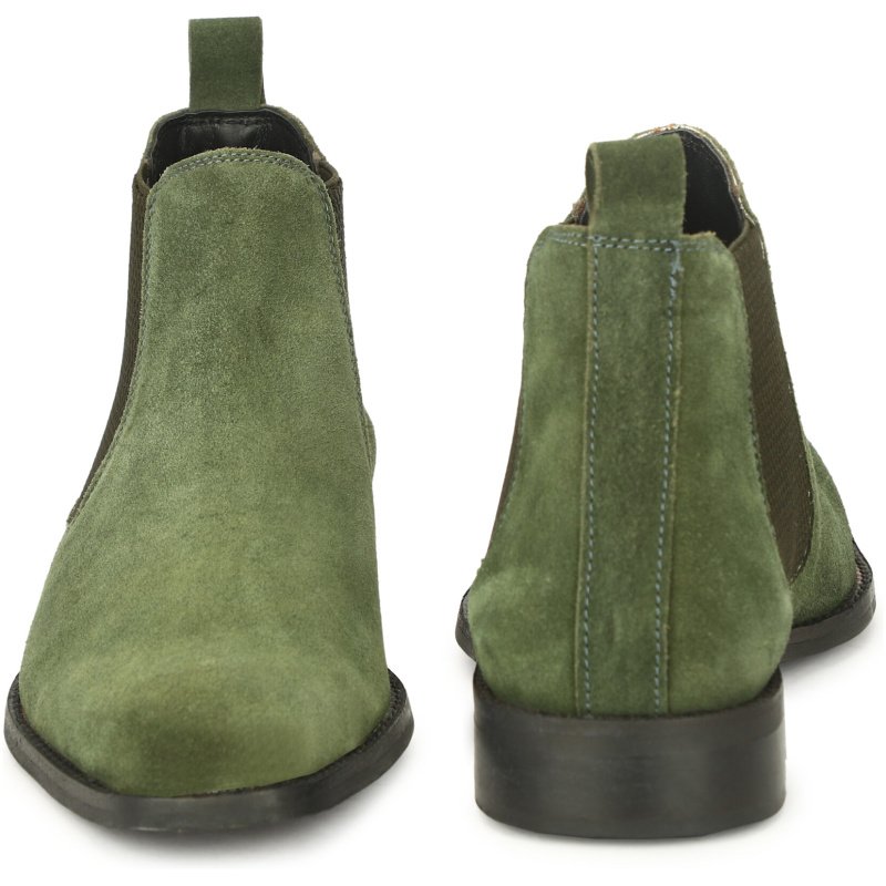 Genuine Suede Leather Chelsea Boots - Image 5