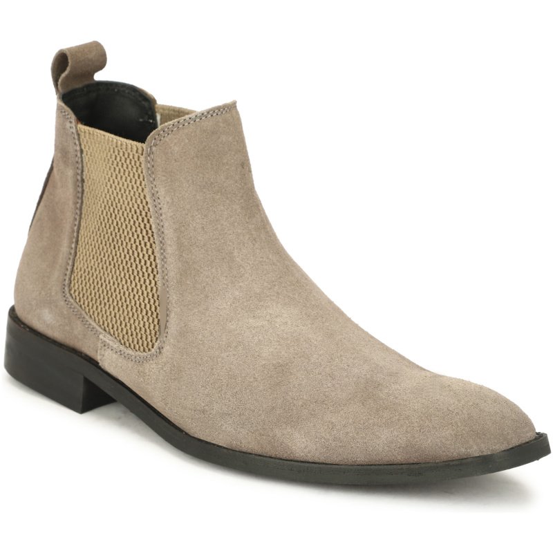 Genuine Suede Leather Chelsea Boots - Image 5