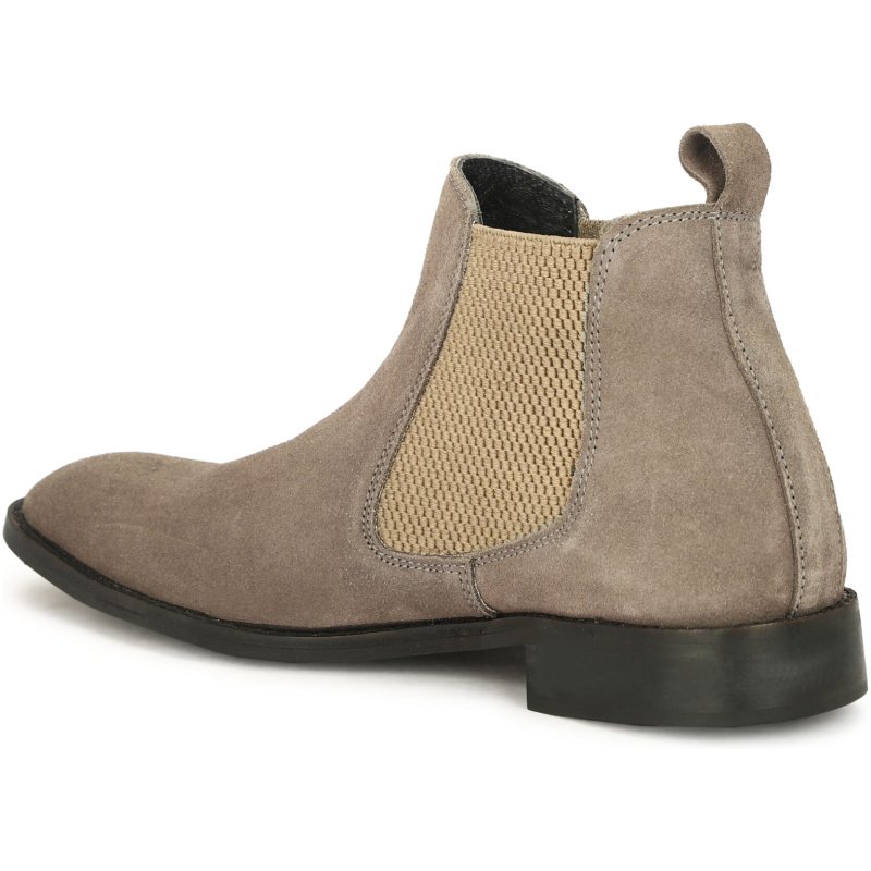 Genuine Suede Leather Chelsea Boots - Image 7